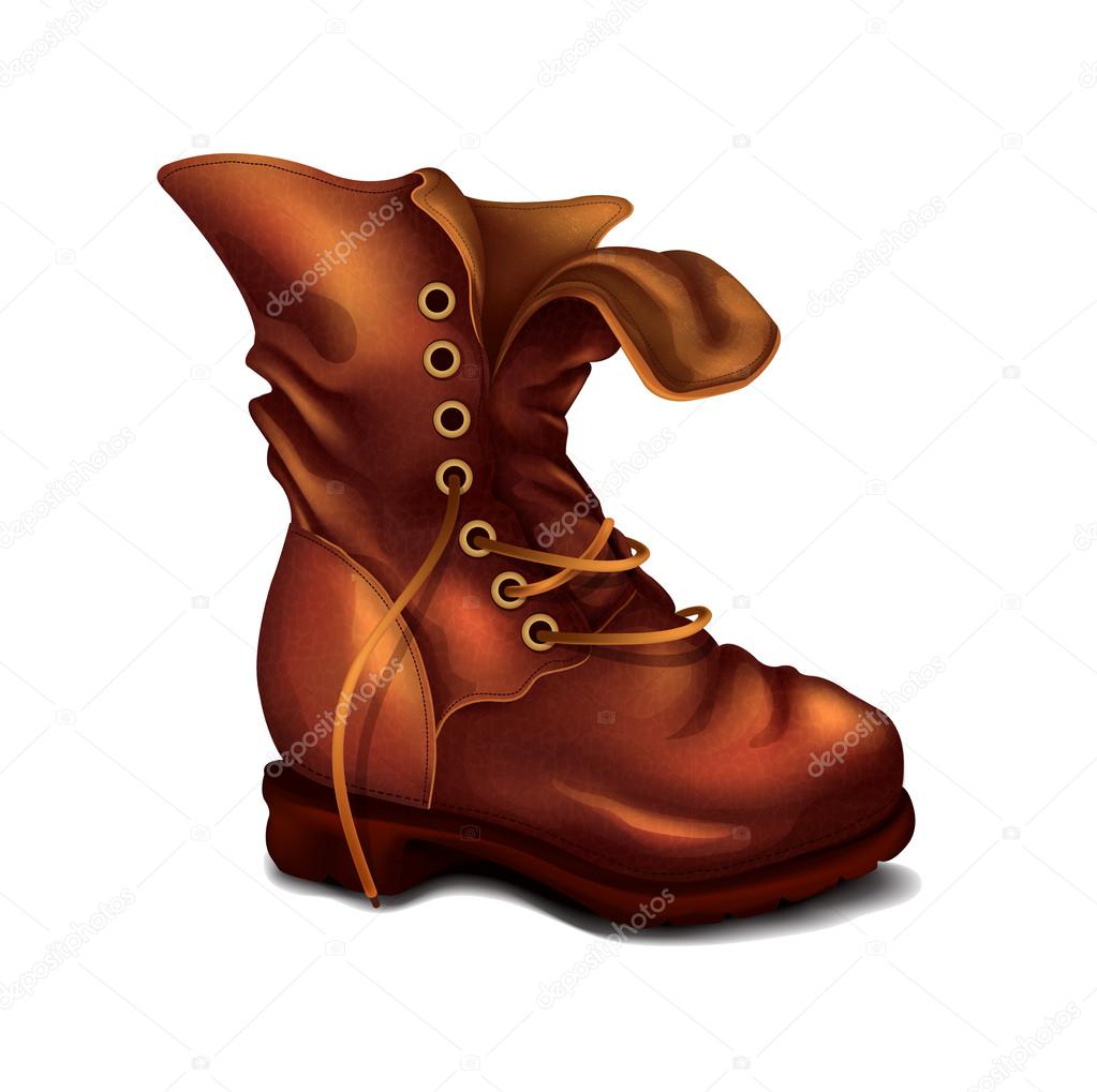 Vector Old Boot