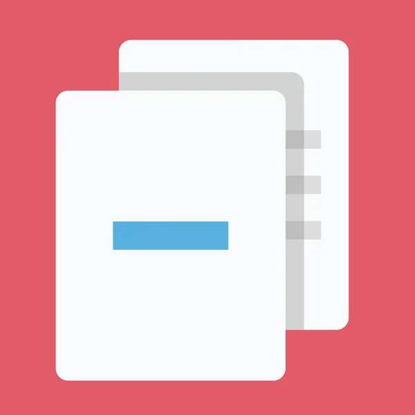 Vektor ikonen Ta bort dokument — Stock vektor
