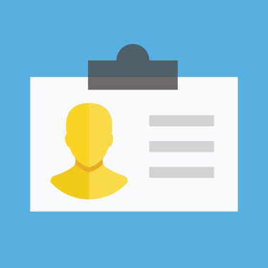 vektör kimlik kartı