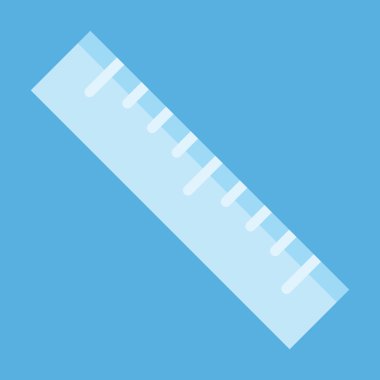 vektör cetvel simgesi