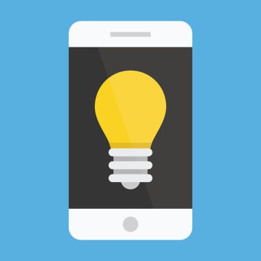 vektör akıllı telefon fikir simgesi