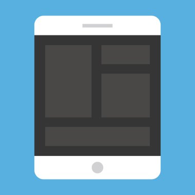 vektör tablet duyarlı web tasarım Icon