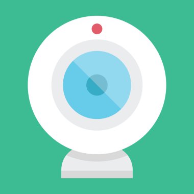 vektör web kamera simgesi