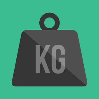 Vector Weight Kilogram Icon clipart