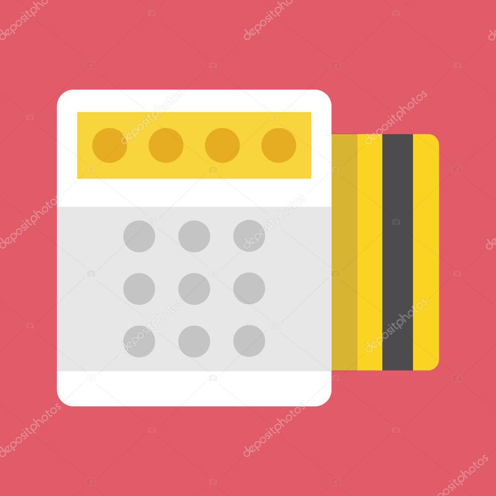 Vector Pay by Credit Card Icon