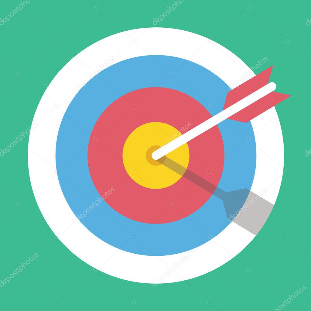 Vector Target Marketing Icon