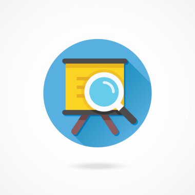 tanıtım kartı ve Büyüteç camı