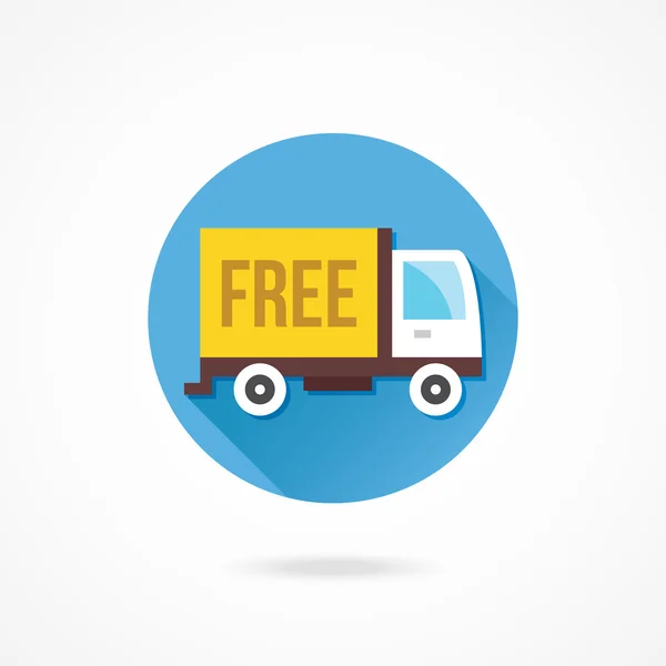 Livre transporte caminhão —  Vetores de Stock