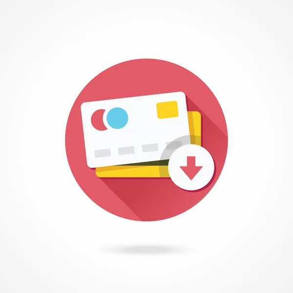 Eliminar tarjeta de crédito — Archivo Imágenes Vectoriales