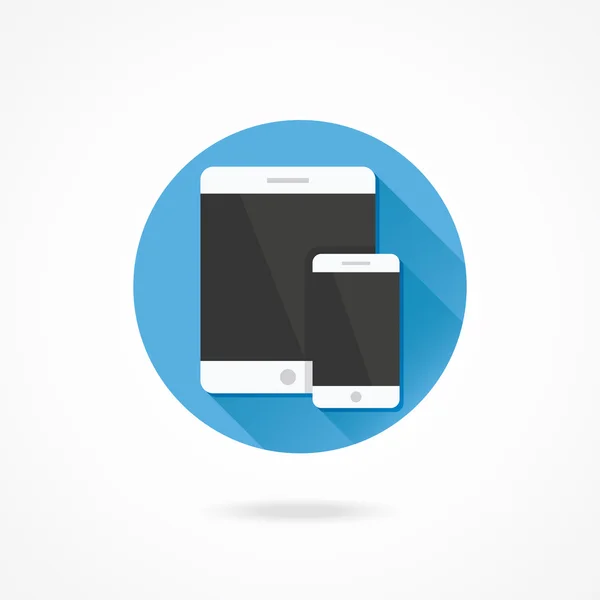 Smartphone en Tablet PC — Stockvector