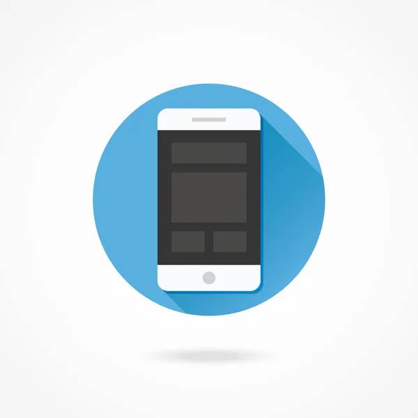 Conception Web sensible au smartphone — Image vectorielle