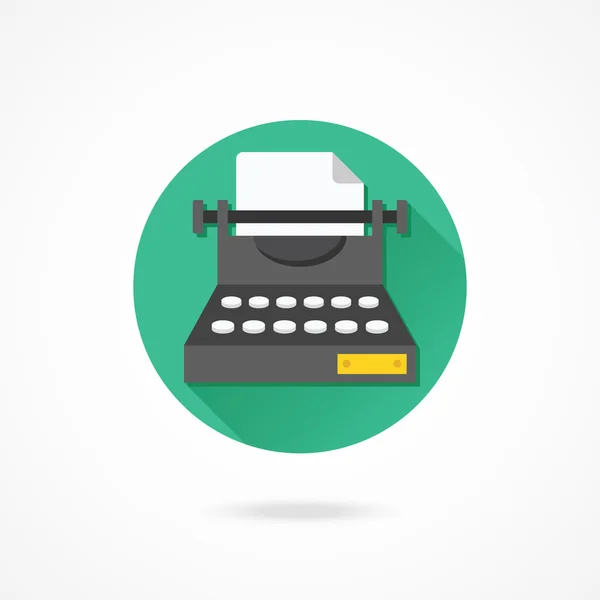 Typewriter — Stock Vector