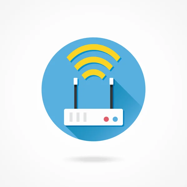 Wireless Network Router — Stock Vector