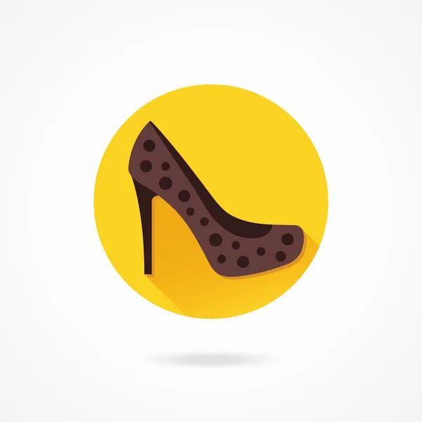 Chaussure femme — Image vectorielle