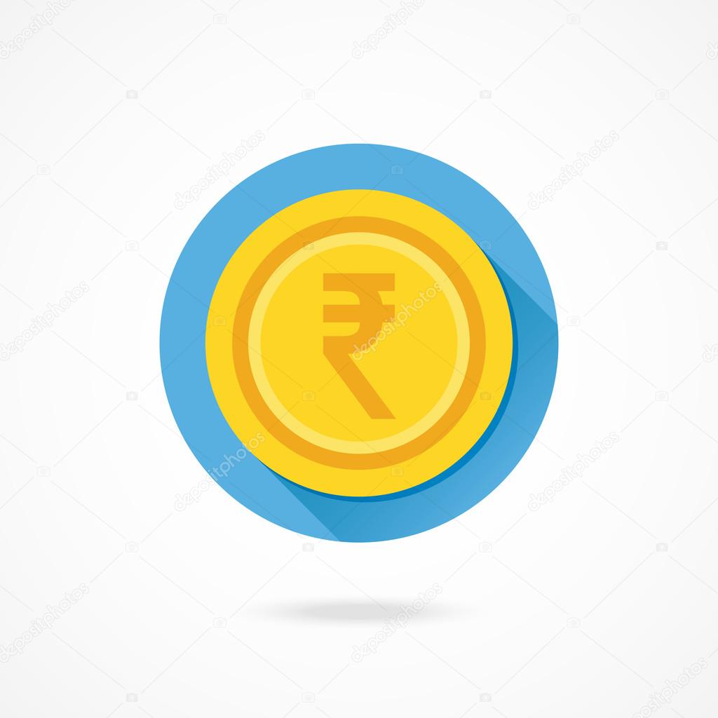 Indian Rupee Gold Coin