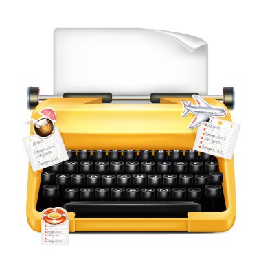 Typewriter With Stickers