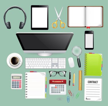 çalışma alanı Üstten Görünüm