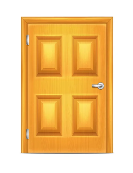 Drzwi drewniane — Wektor stockowy