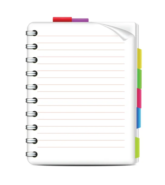 Notepad — Stock Vector