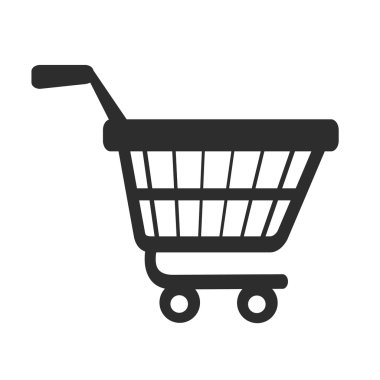 alışveriş sepeti simge vektör
