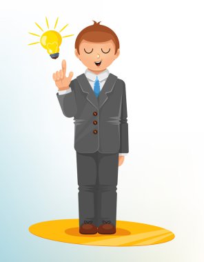 vektör fikir adamı illüstrasyon