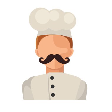 Vector Flat Chef Icon clipart
