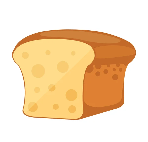 Vektor kenyér lapos ikon — Stock Vector