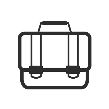 vektör siyah Evrak Çantası simgesini