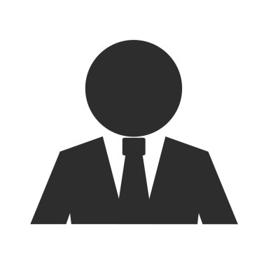 vector profiel zwart pictogram