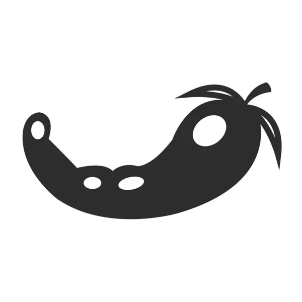 Icona del pepe nero vettoriale — Vettoriale Stock