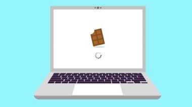 Bir dizüstü bilgisayar kullanarak bir çevrimiçi mağazanın nasıl kayıt edileceğini gösterir.