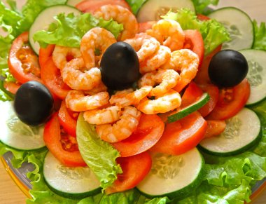 karides salatası