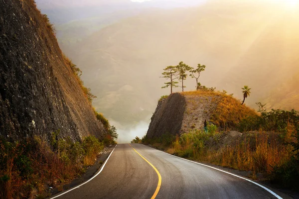 Highland highway i Centralamerika — Stockfoto