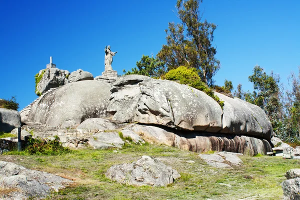 Піч рок точки зору на острові Arousa — стокове фото