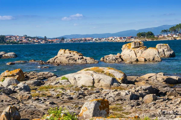 Rocas Costeras Cabo Arruda Isla Arousa —  Fotos de Stock