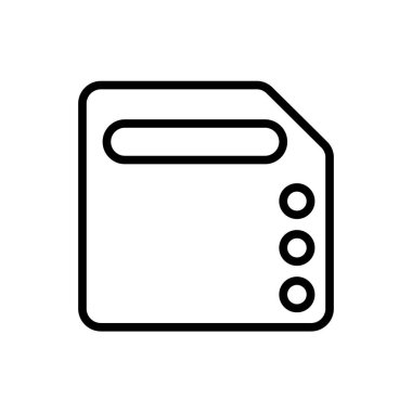 Simge vektör çizimini kaydet. İzole edilmiş disket sembolü. Plak konsepti. Disket grafik tasarımını kaydet. Veri ana hatlarını uygulama için kaydet. Gri arkaplanda disket piktogramı. Eps 10