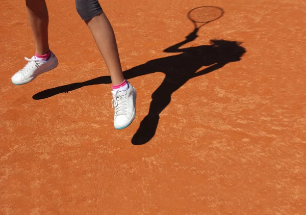 Tenis stín — Stock fotografie