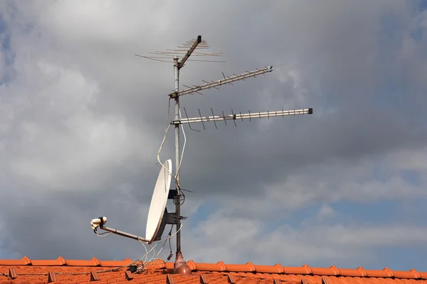 Tv-antenn — Stockfoto