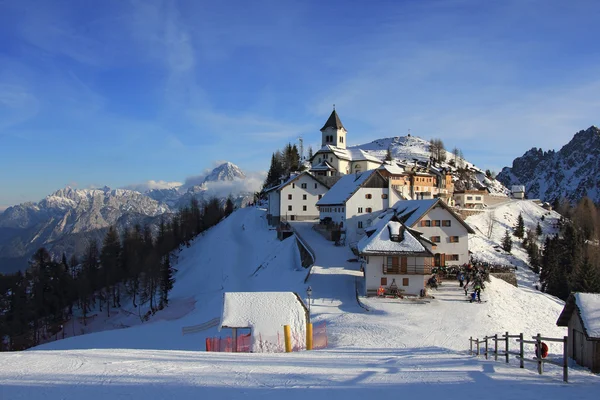 Monte Lussari — Zdjęcie stockowe