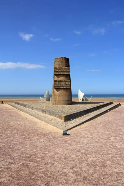 Omaha Beach Memorial — Stock Photo, Image