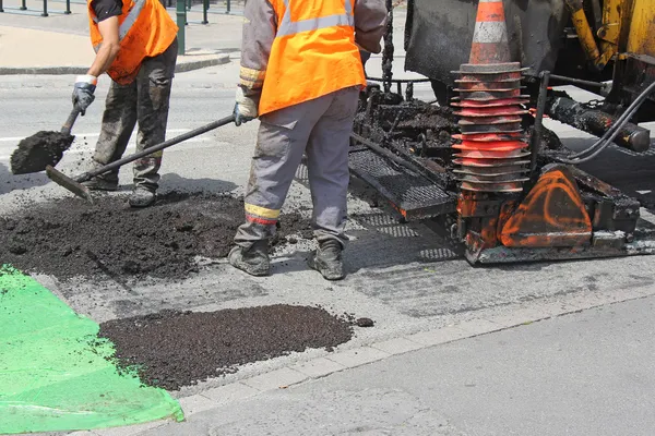 Paving jalan — Stok Foto