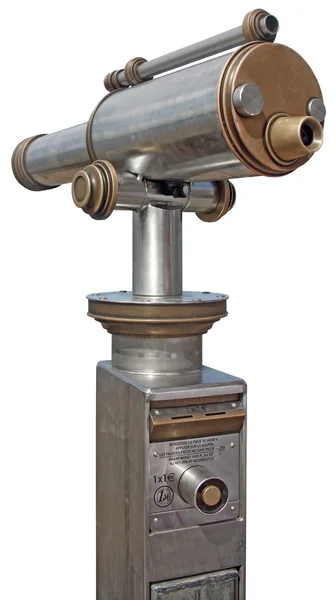 A coin telescope — Stock Photo, Image