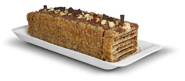 Cake with nuts — Stock Photo, Image