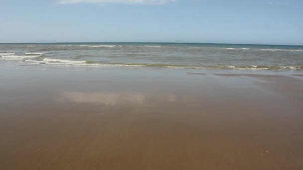 Пляж Омаха — стоковое видео