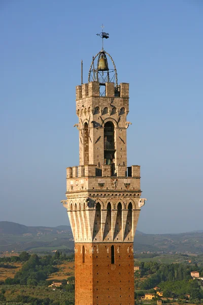 Bell tower Palazzo Pubblico — Stock Photo, Image