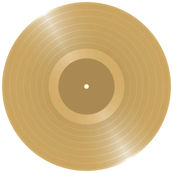 LP de oro — Vector de stock