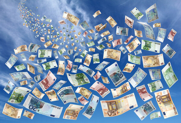 деньги падают с неба
