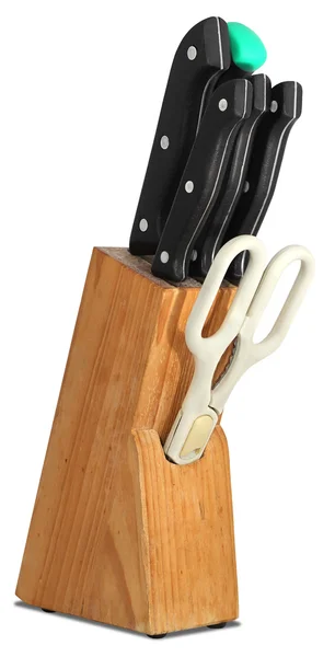 Комплект ножей для кухни — стоковое фото