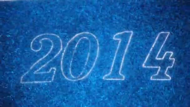 Neues Jahr 2014 — Stockvideo