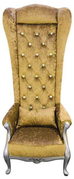 黄金の肘掛け椅子 — ストック写真